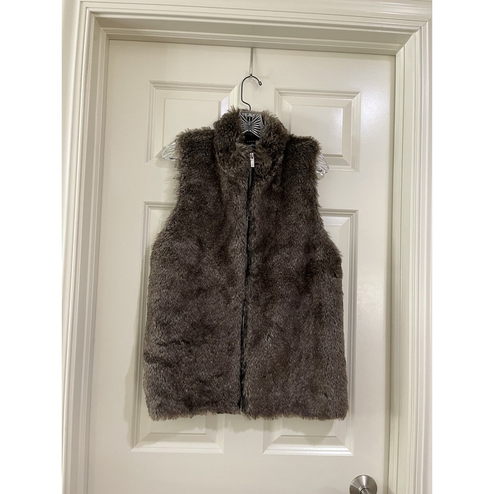 confess women faux fur vest size XL NEW WITH TAG